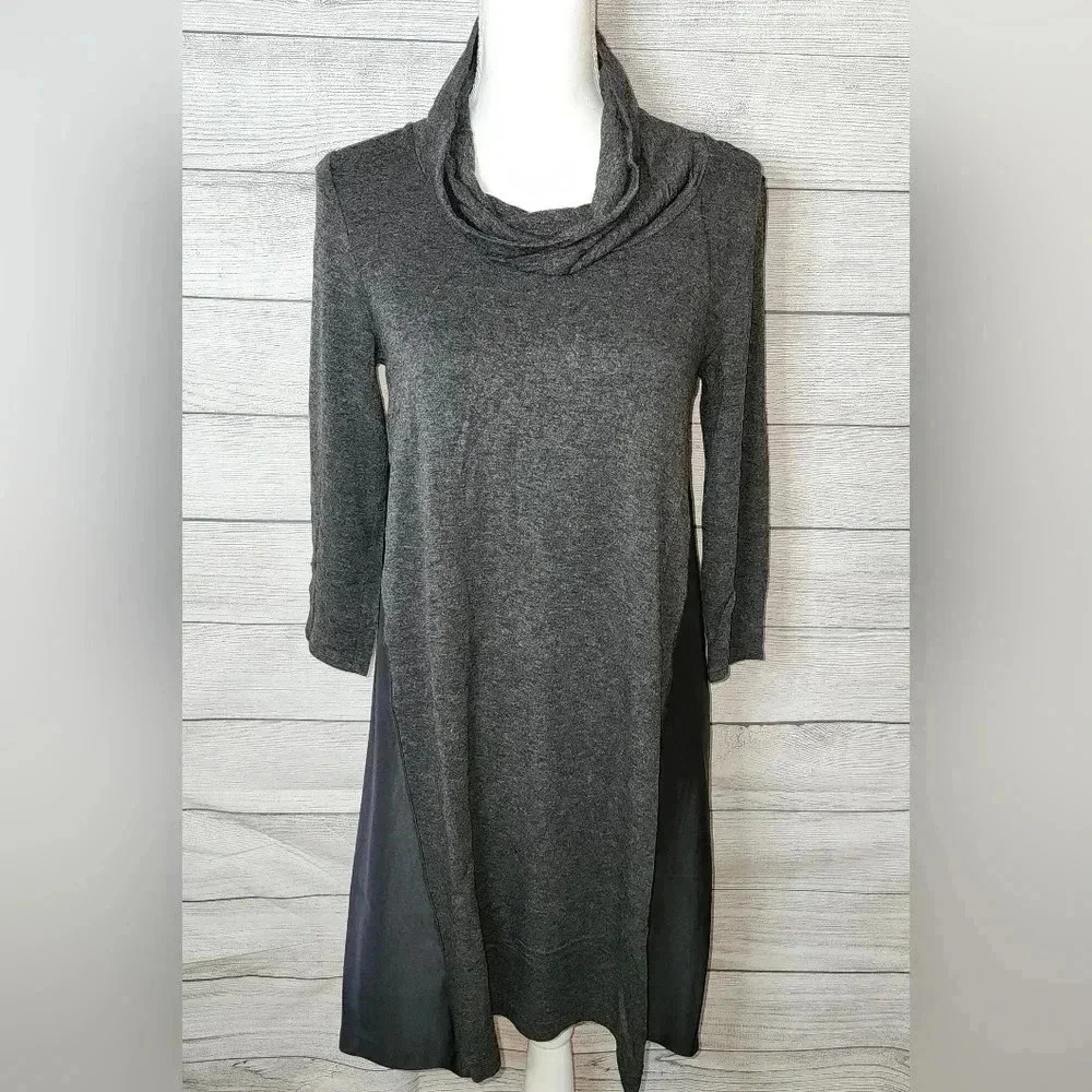Anthropologie Cowl Neck Dress Size Small